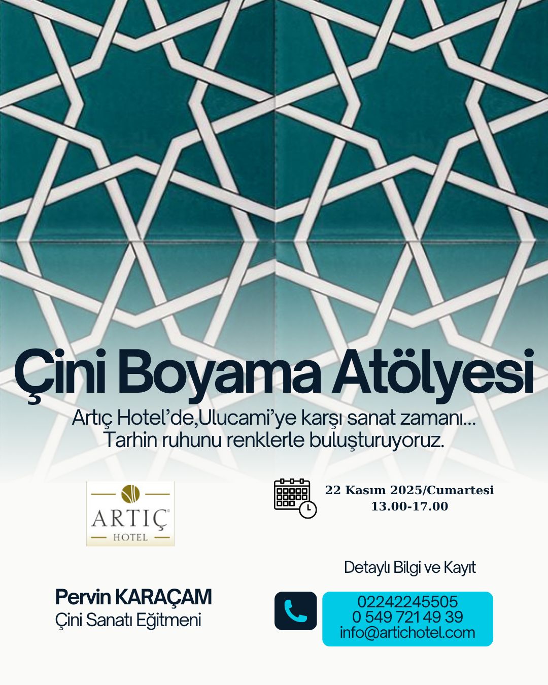 Çini Dekorlama Atölyesi 22... 